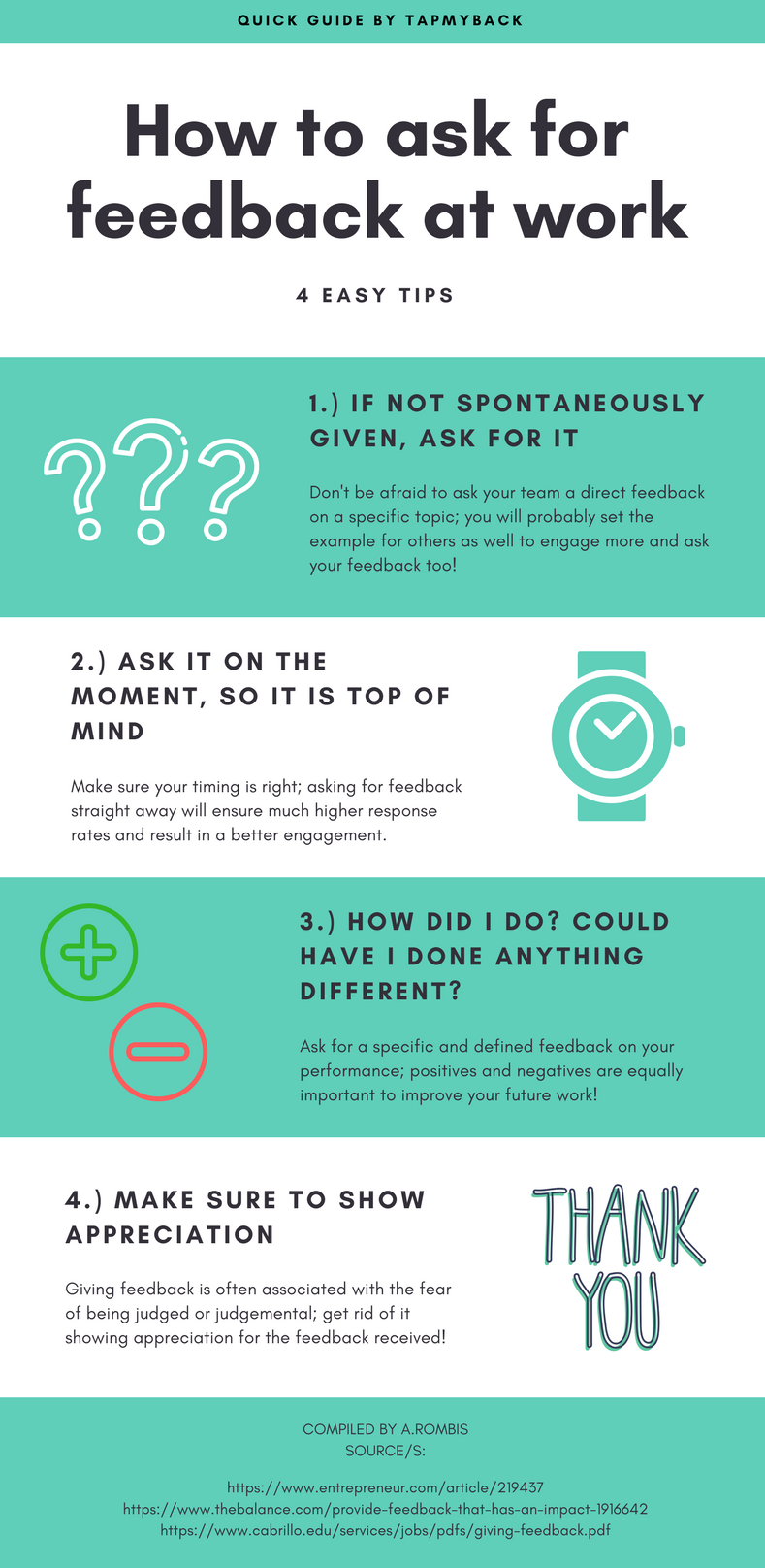 How to ask for feedback at work, 4 easy tips