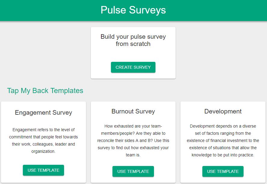 Pulse Survey Templates